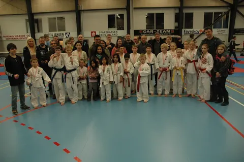 Deltagere VKS ved Wado Cup i Hammel d. 7. marts 2015