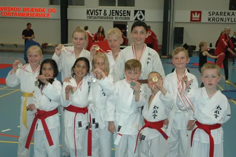 Deltagere VKS ved Wado Sommer Cup i Hammel d. 27. juni 2015