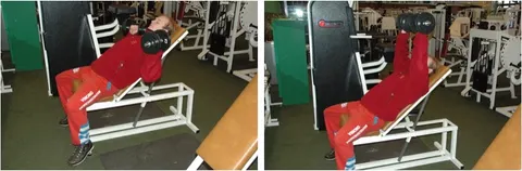 Incline dumbel press – øvelse 4 af 12